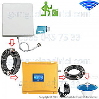 GSY400 Çift Bandlı Gsm Sinyal Güçlendirici