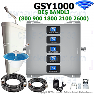 GSY1000 Beş Bandlı Gsm Sinyal Güçlendirici